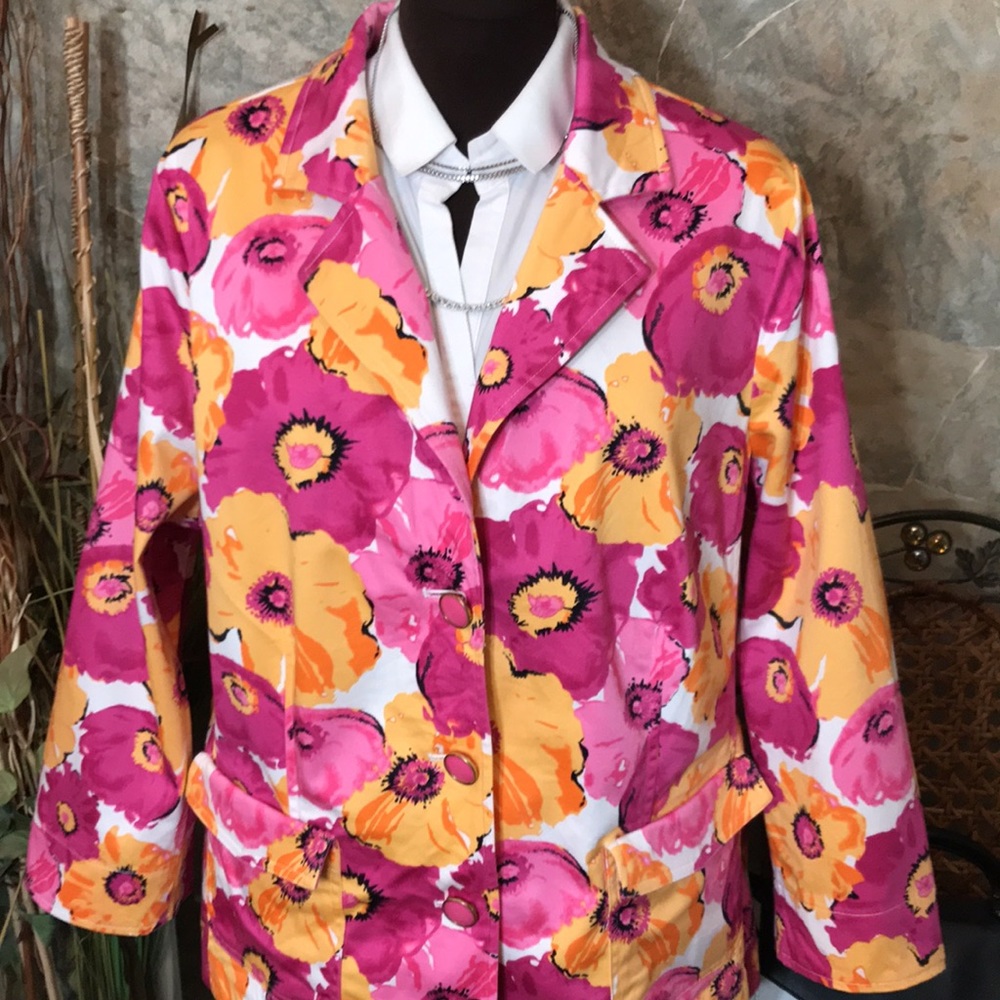 Joan Rivers 🌹 stunning suit jacket coat blazer - Picture 3 of 12